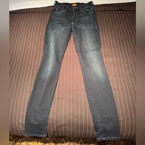 MOTHER Dark Gray Skinny Jeans